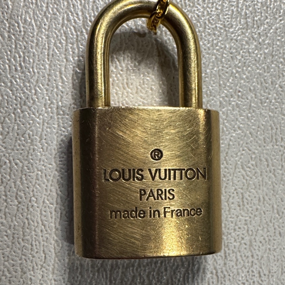 Louis Vuitton Padlock Lock Only Polished #341 (Free Non-Branded Chain| No Key) - Picture 3 of 4